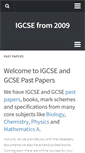 Mobile Screenshot of igcse2009.com